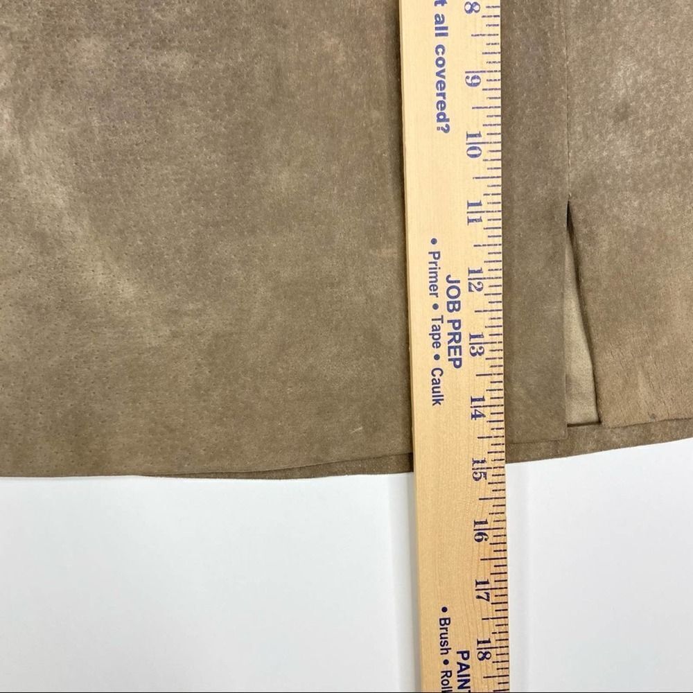 Blank NYC 100% Leather Mini Skirt Size 26 - Picture 9 of 9